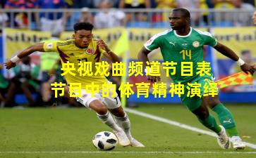 央视戏曲频道节目表节目中的体育精神演绎